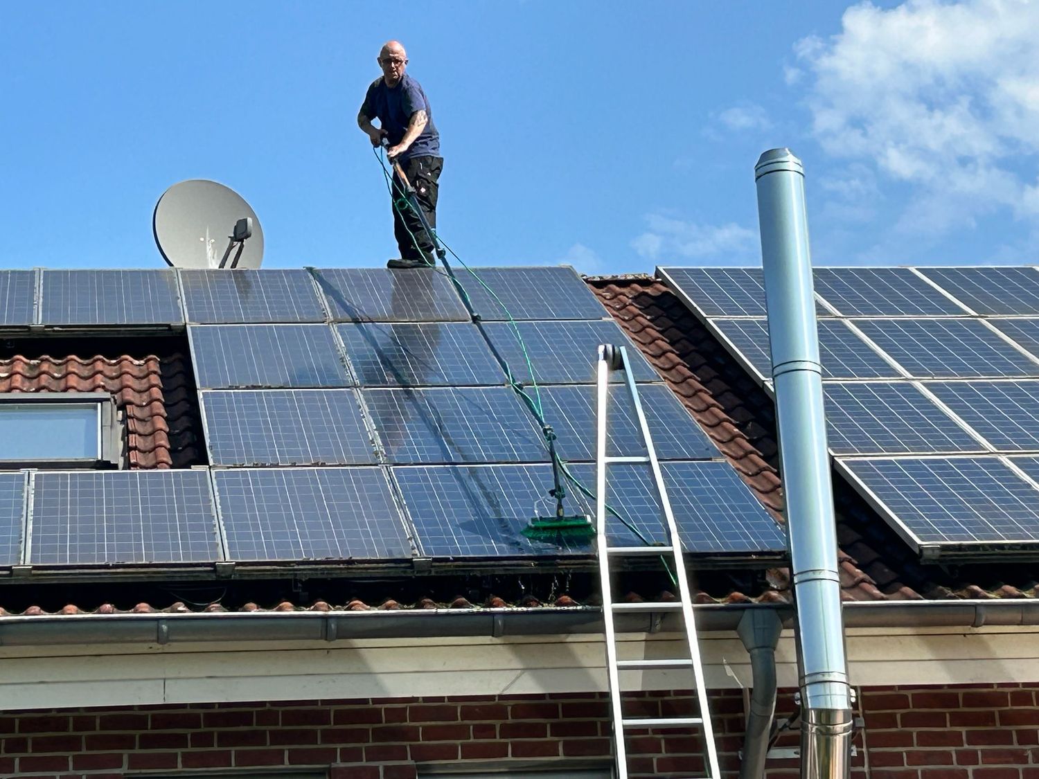 Photovoltaik-Reinigung in NRW