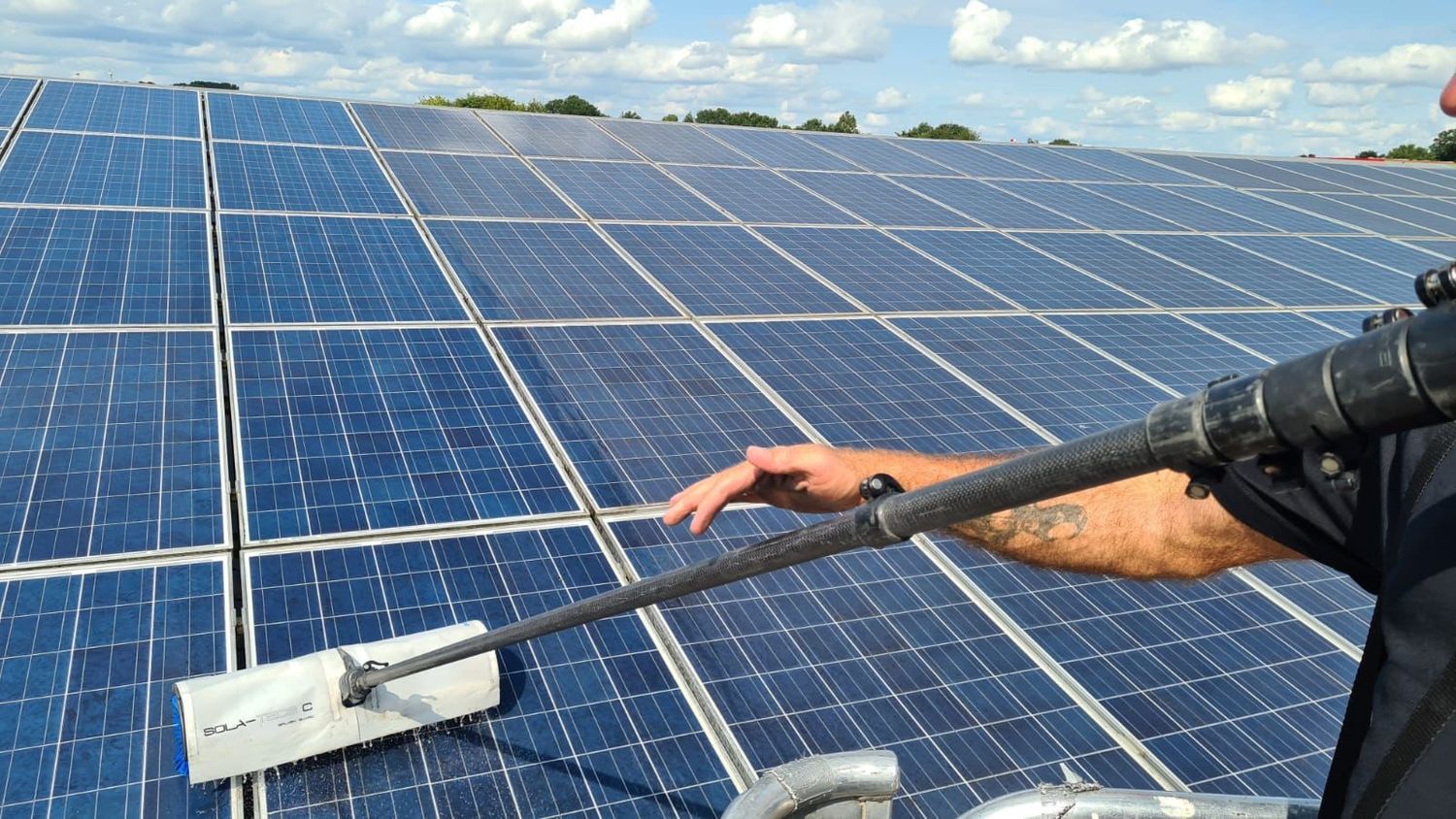 Photovoltaik-Reinigung in NRW